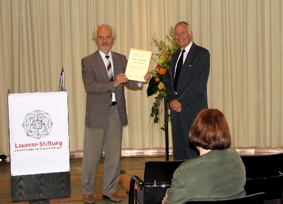 Presentation of the Lauener Prize for an Outstanding Oeuvre 2006
