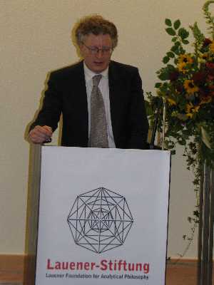 Prof. Dr. Timothy Williamson, Laudatio for Prof. Dr. Ruth Barcan Marcus
