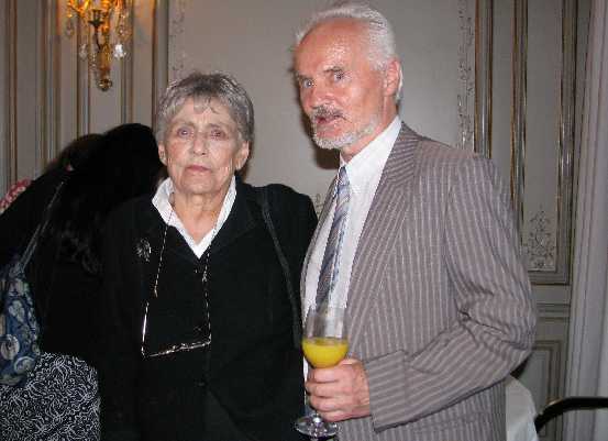 Prof. Dr. Ruth Barcan Marcus and Prof. Dr. Wilhelm K. Essler 
