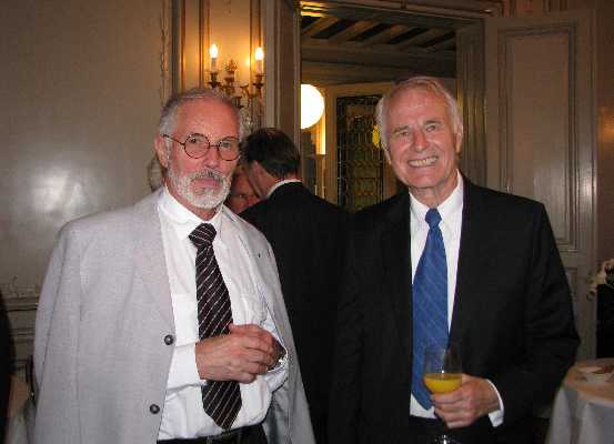 Prof. Dr. Beat Sitter and Prof. Dr. Dagfinn Fllesdal
